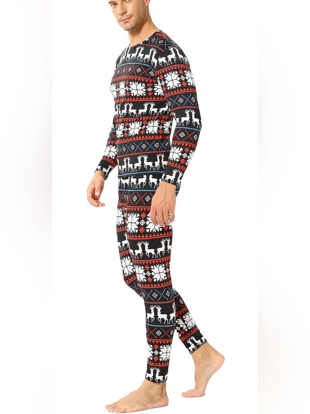 NEW Size S Mens Thermal Underwear Fleece Lined Long Johns Thermals Top & Bottom